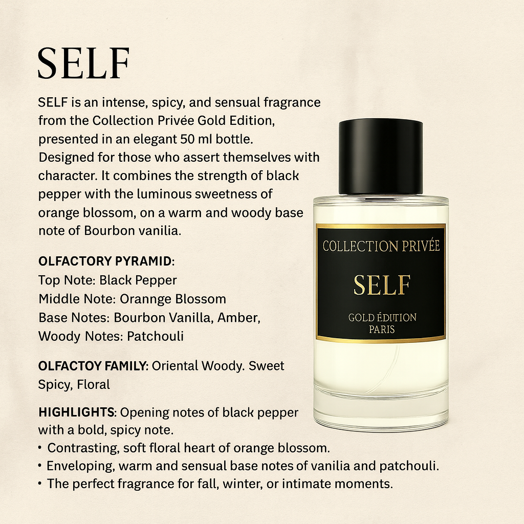 SELF 50ml Eau de parfum unisexe