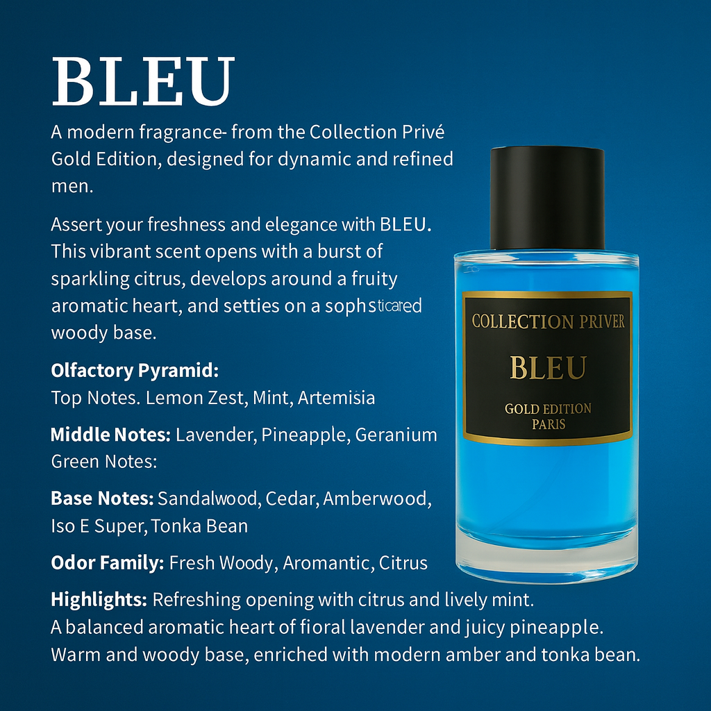 BLUE 50ml Eau De Parfum Pour Homme